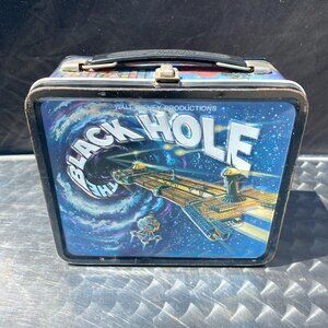 Vintage 1979 The Black Hole Metal Lunch Box Aladdin Industries Walt Disney